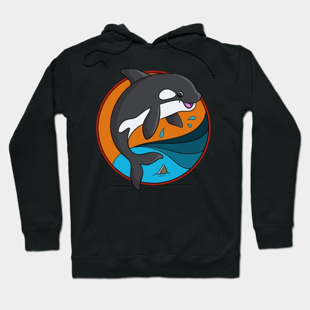 Orca Hoodie by Tameink